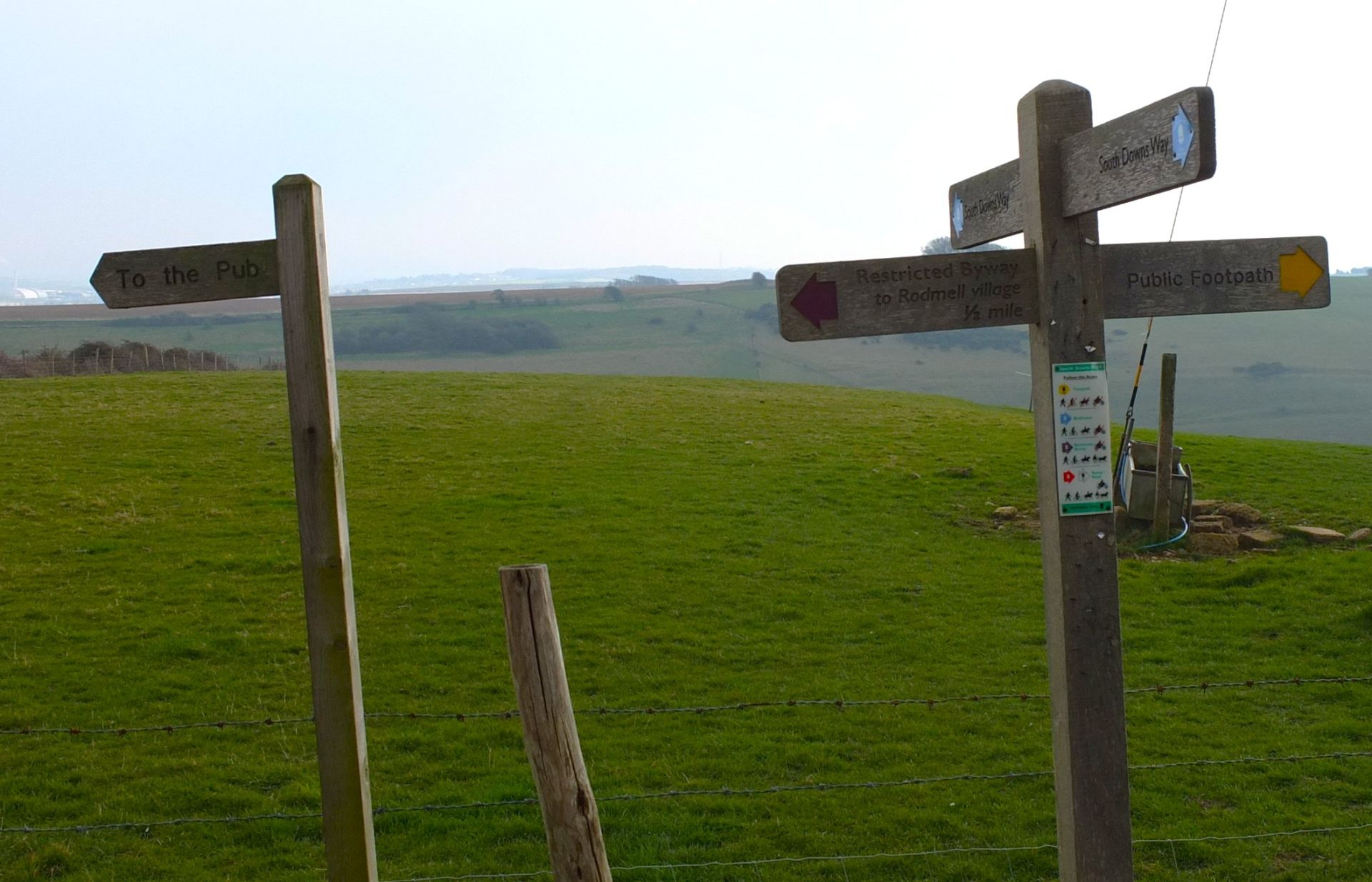 A most welcome fingerpost!
